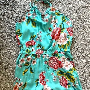 Beautiful teal romper